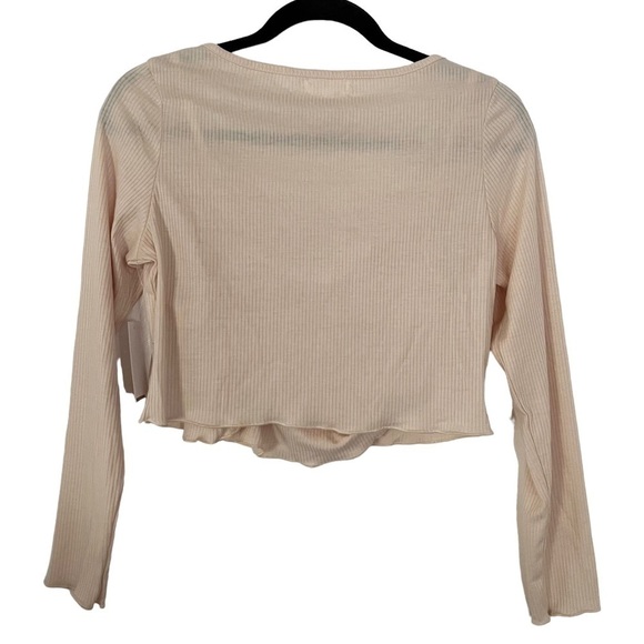 BP Beige Rib Cardigan & Camisole Set NWT M - Picture 2 of 10